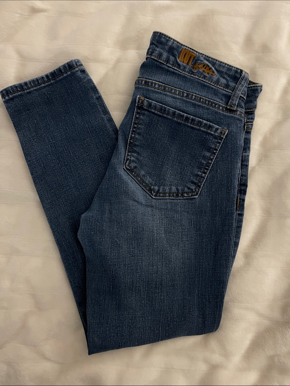 Kut from the Kloth Dark Blue Katy Ankle Straight Leg - Picture 5 of 5